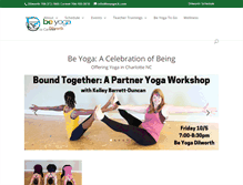 Tablet Screenshot of beyogaandwellness.com